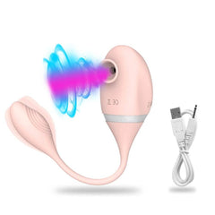 2-in-1 Clitoral Sucking & Licking Vibrator – Dual Stimulation for Clitoris and Nipple - Passion Pulse Adult