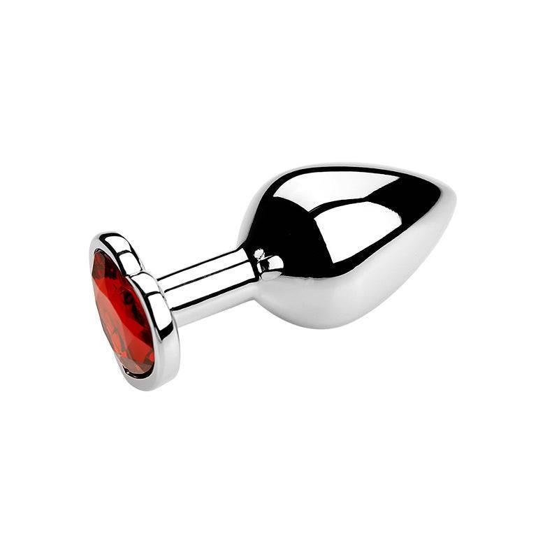 Heart-Shaped Metal Anal Plug - Passion Pulse Adult