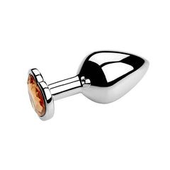 Heart-Shaped Metal Anal Plug - Passion Pulse Adult