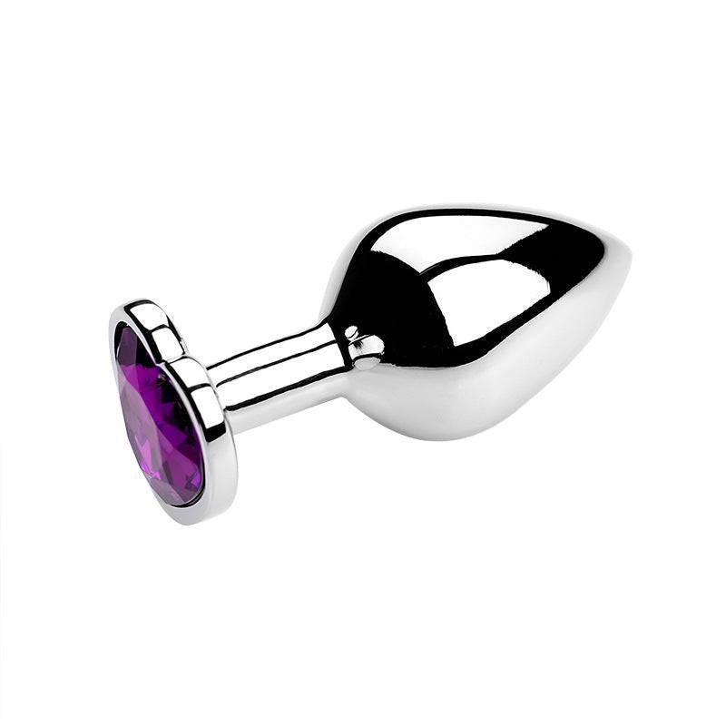 Heart-Shaped Metal Anal Plug - Passion Pulse Adult