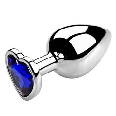 Heart-Shaped Metal Anal Plug - Passion Pulse Adult