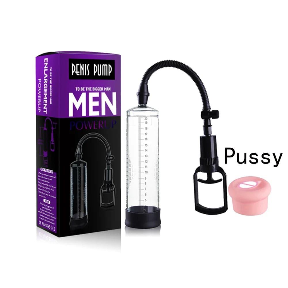 Penis Pomp Vacuum For Pump Voor Penis vergroting Male Enhancement Erectie Cock Pomp Masturbator Penis Trainer sex toys for man - Passion Pulse Adult
