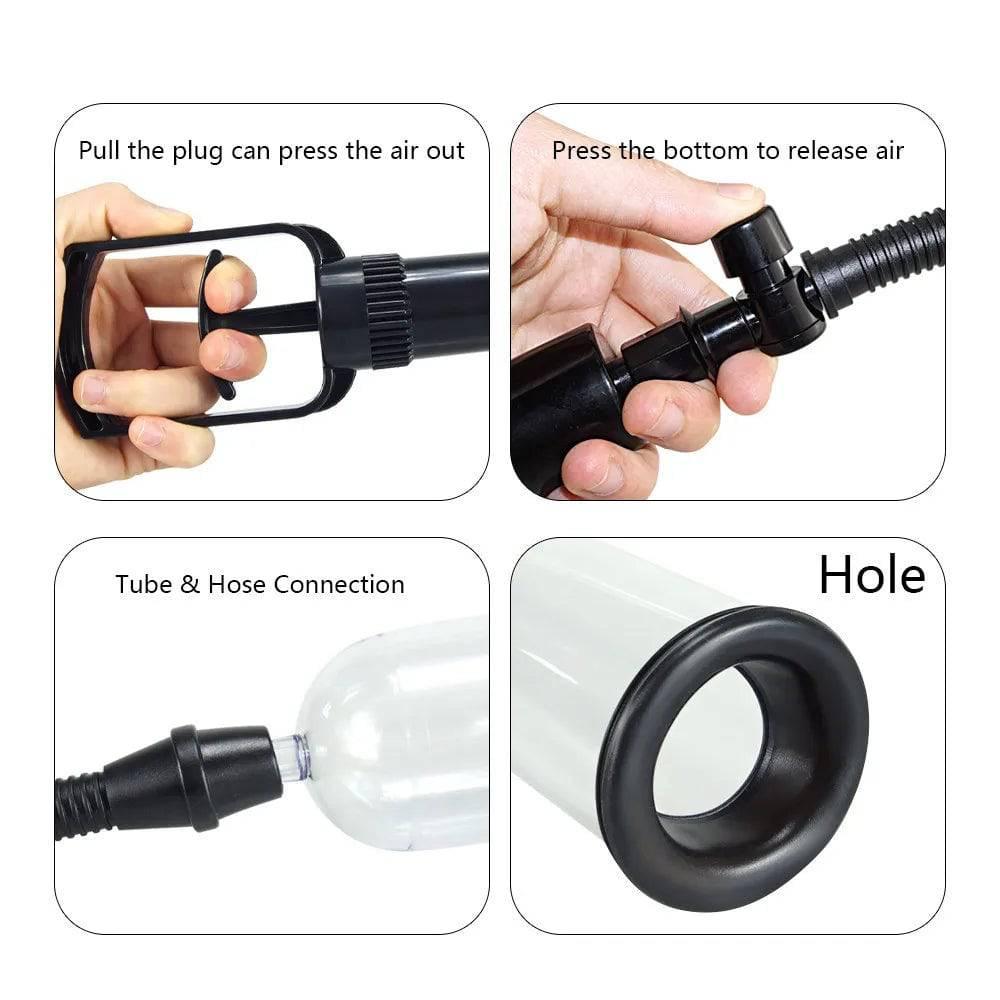 Penis Pomp Vacuum For Pump Voor Penis vergroting Male Enhancement Erectie Cock Pomp Masturbator Penis Trainer sex toys for man - Passion Pulse Adult