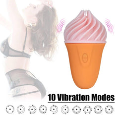 Ice Cream-Shaped Vibrator - Passion Pulse Adult