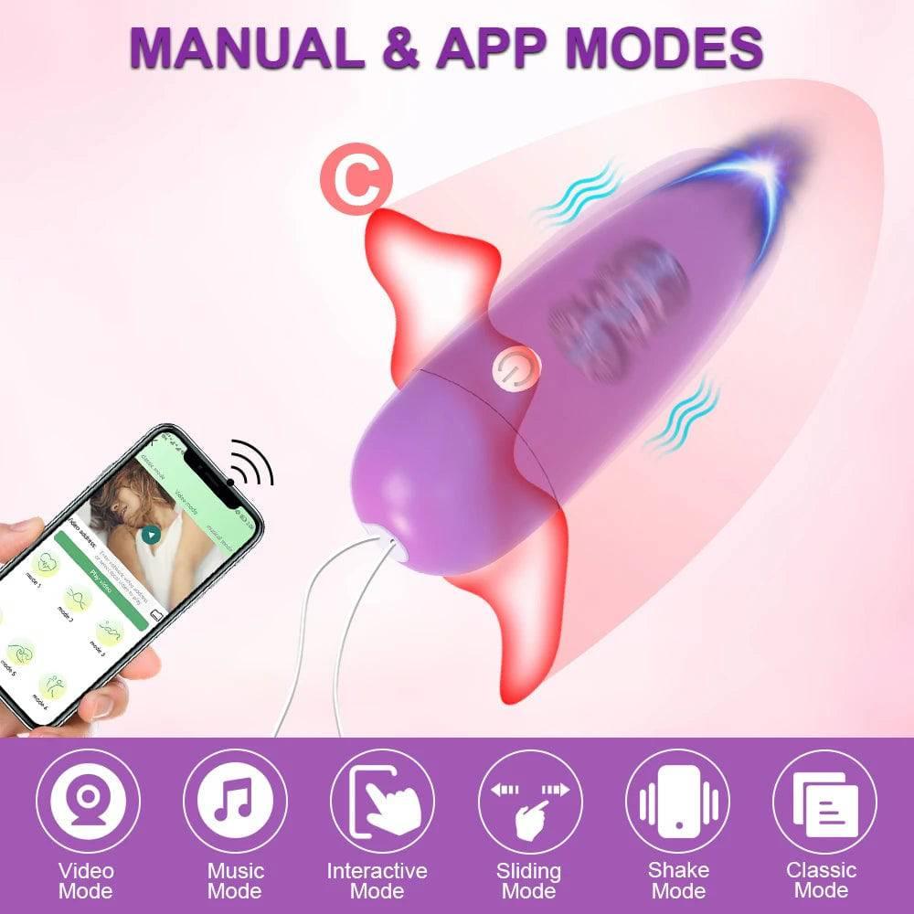 Mini Bullet Vibrator with Wireless Bluetooth APP - Passion Pulse Adult