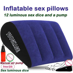 Inflatable Assist Sex Pillow: BDSM Sofa, Multifunctional Sex Furniture for Couples - Travel-Friendly Couple Supplies - Passion Pulse Adult