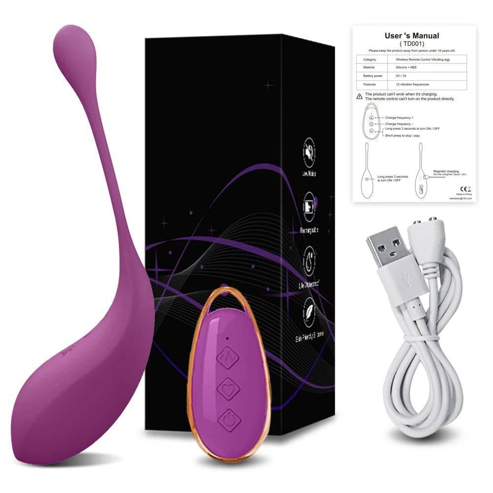 10-Mode Wearable Vibrating Egg – Remote Control - Passion Pulse Adult