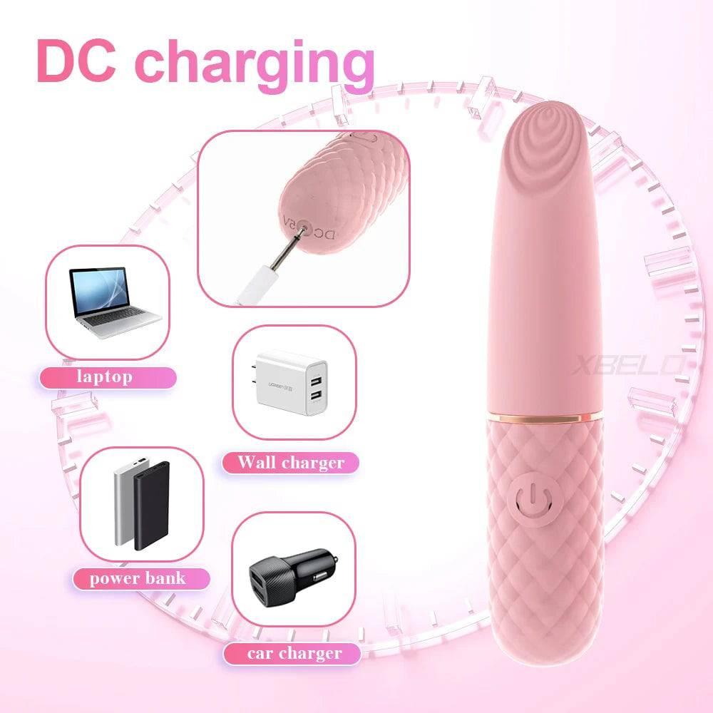 10-Speed Rechargeable Mini Bullet Vibrator - Passion Pulse Adult