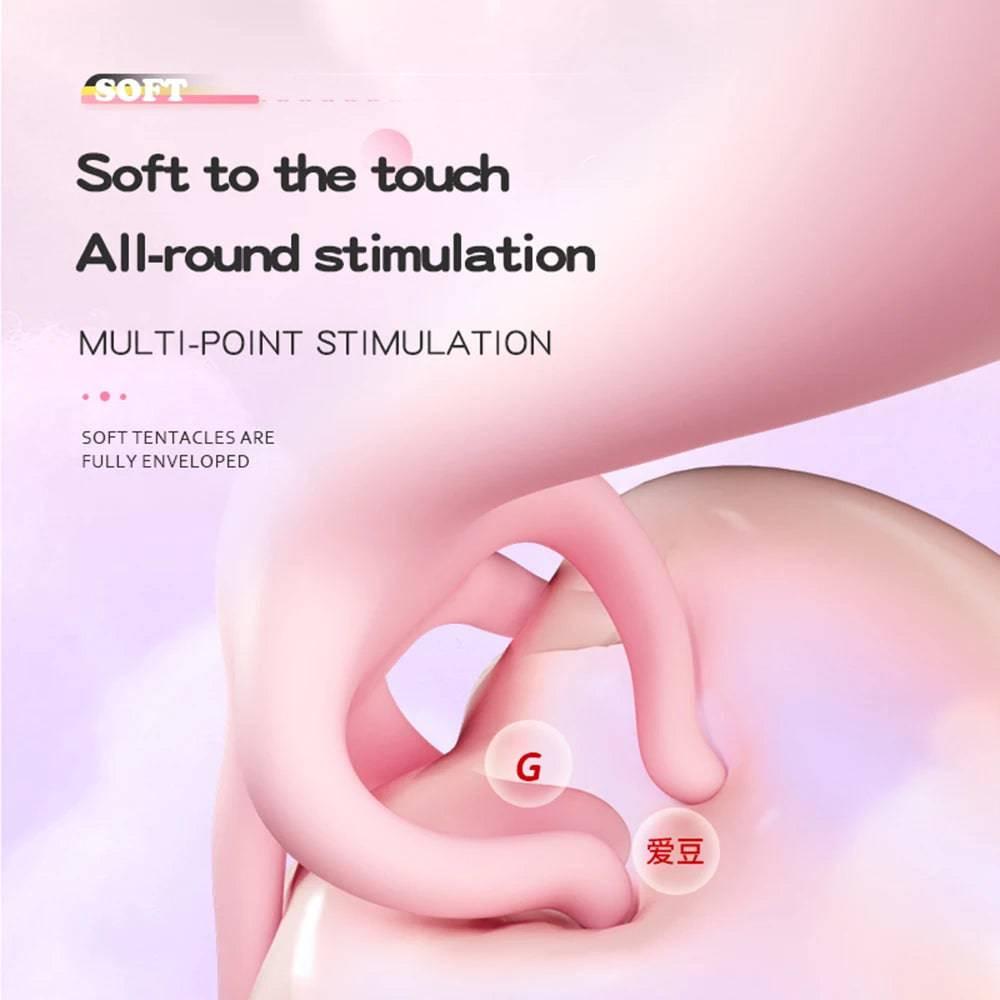 30-Speed Nipple Clitoral Stimulation Breast Clips Clamp Vibrator - Passion Pulse Adult