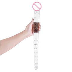 370mm Extra Long Soft Double Head Dildo Toy For Adult Flexible Jelly Vagina Anal Women Gay Lesbian Ended Dong Penis Artificial - Passion Pulse Adult