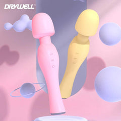 DRY WELL 20-Speed Vibrator – Magic Wand, Clitoris & Glans Stimulator - Passion Pulse Adult