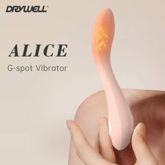 DRY WELL G-Spot Heating Rose Vibrator: Clitoral & G-Spot Stimulation - Passion Pulse Adult