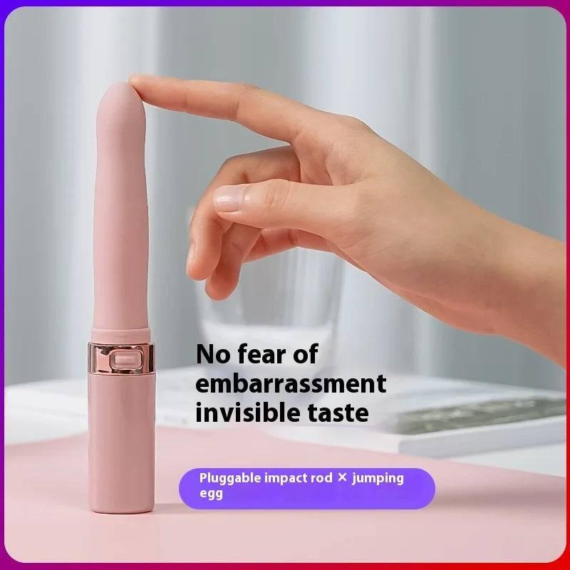 GALAKU Lipstick Vibrator in Pearl Pink – Discreet Erotic Vibrator for Women - Passion Pulse Adult