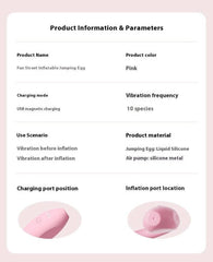 Inflatable Vibrating Egg – Clitoral Vibrator - Passion Pulse Adult