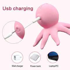 Octopus Clitoral Vibrator – Unique Massager for Women’s Pleasure - Passion Pulse Adult