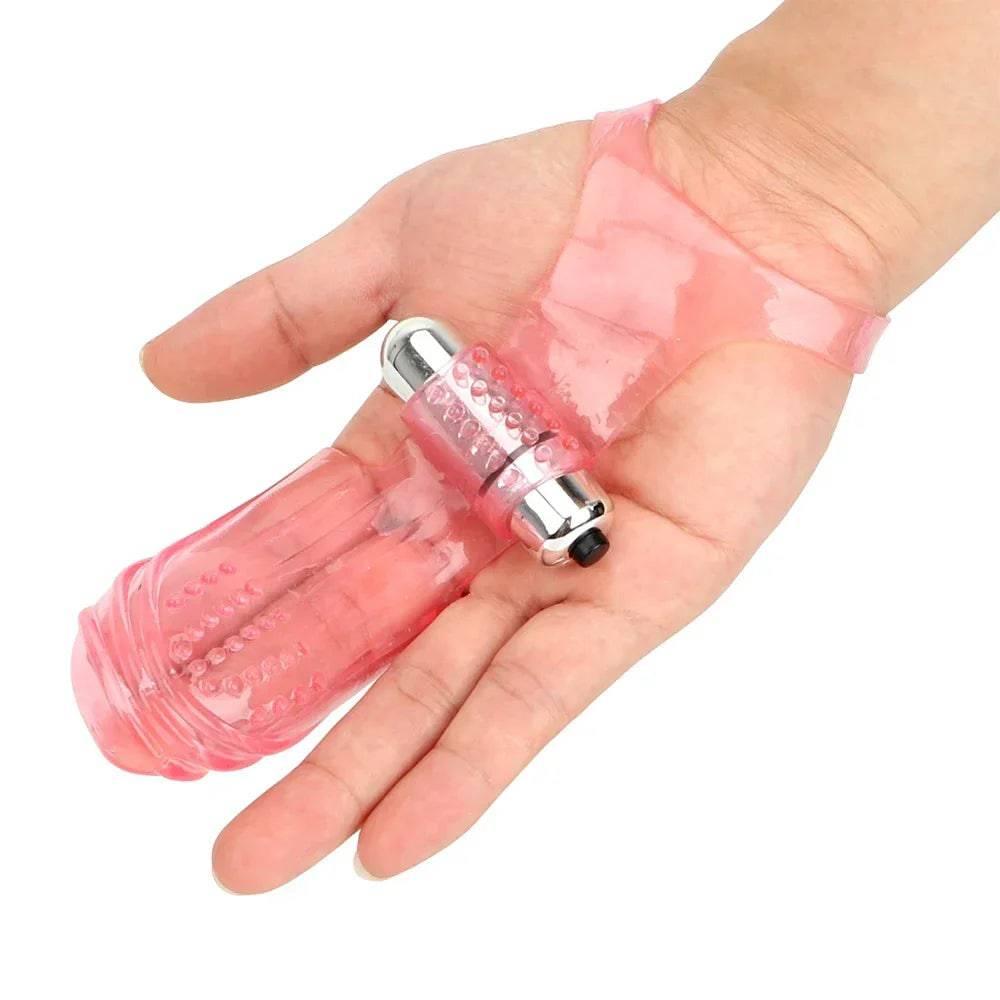 Powerful Finger Vibrator Sleeve | Female Masturbator & G-Spot Massager | Clitoral Stimulator Dildo | Adult Sex Product - Passion Pulse Adult