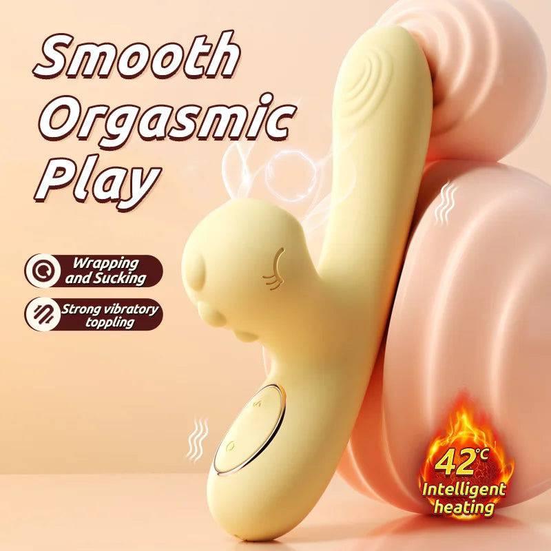 Rabbit Vibrator with Clitoral Sucking Stimulation - Passion Pulse Adult