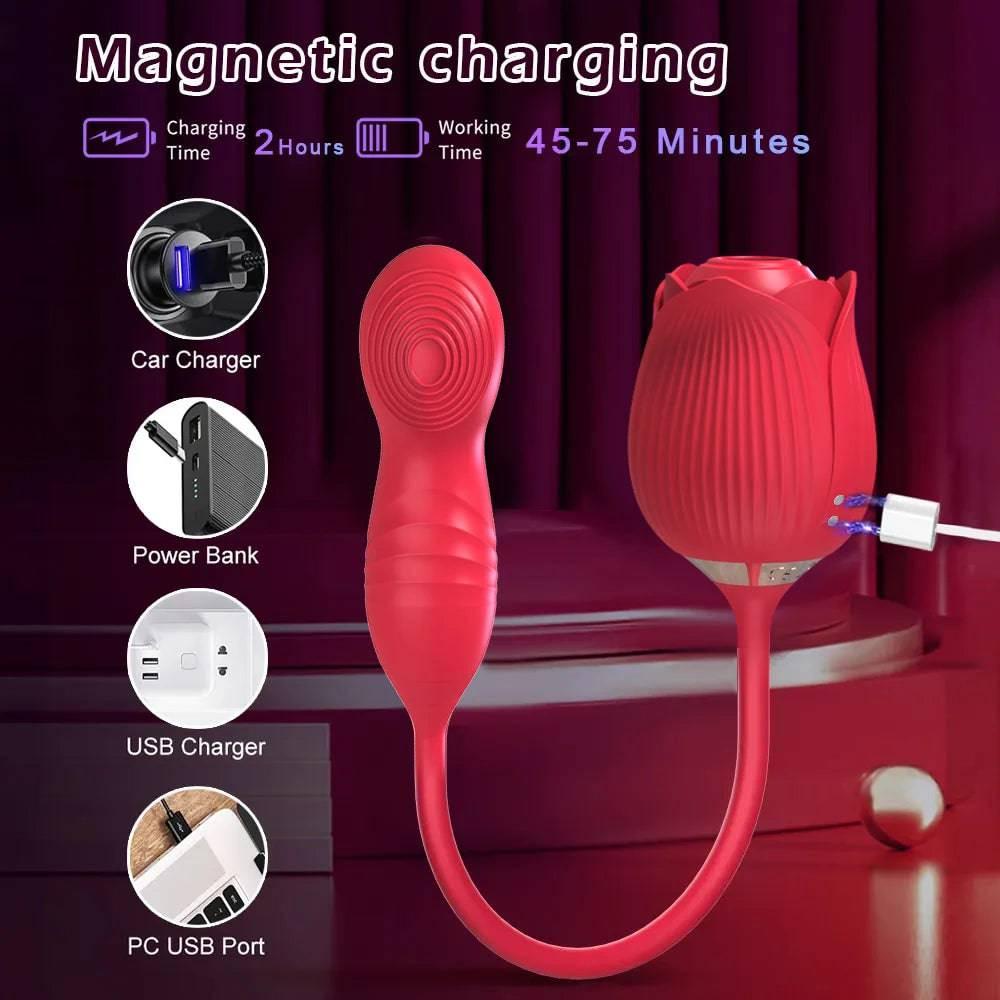 Sucking Vibrator for Women – Vagina Patting & Clit Stimulator - Passion Pulse Adult