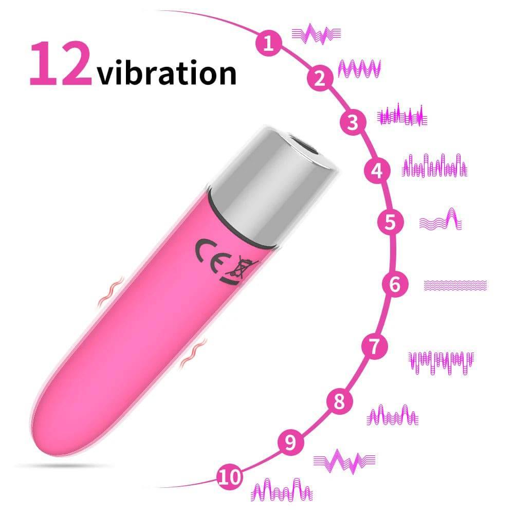 USB Charge Powerful Bullet Vibrator: Clitoral Stimulator for Women - Passion Pulse Adult