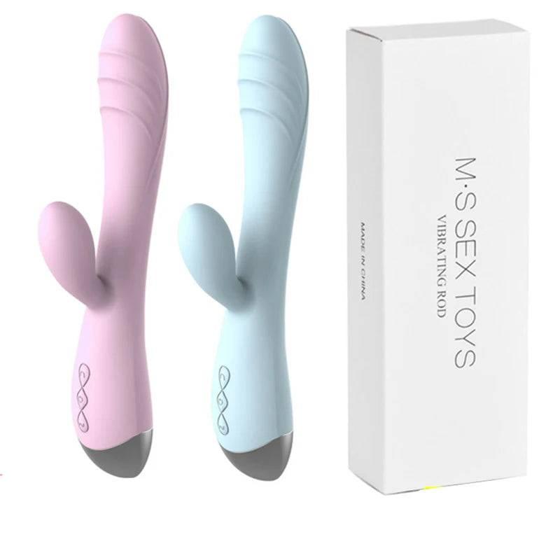 Waterproof Stick Dildo Vibrator – G-Spot & Clitoral Stimulator - Passion Pulse Adult