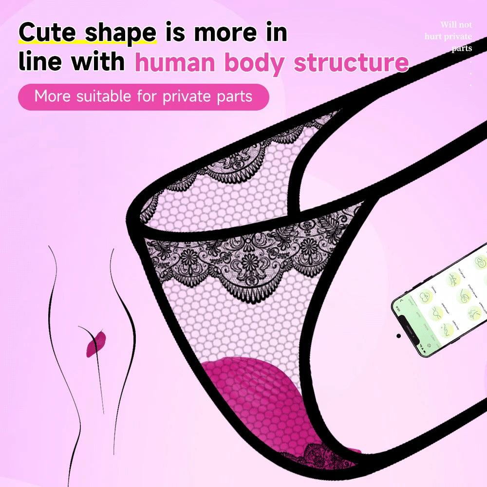 Wearable Vibrator Panties with App Remote Control – Clitoral & Vagina Stimulator - Passion Pulse Adult