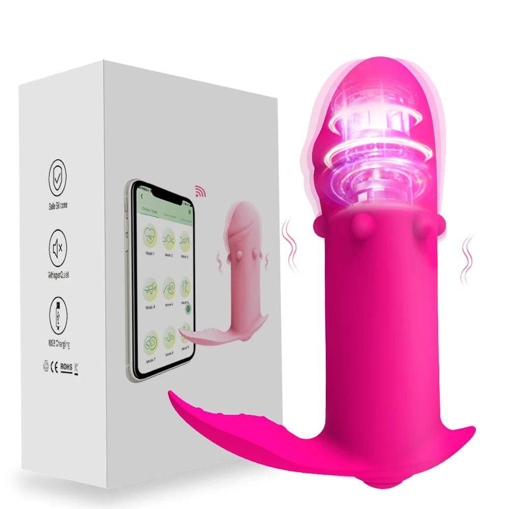 Wireless Bluetooth APP Dildo Vibrator for Women Clitoris Stimulator G Spot Massager Wear Vibrating Egg Sex Toys for Women Adults - Passion Pulse Adult