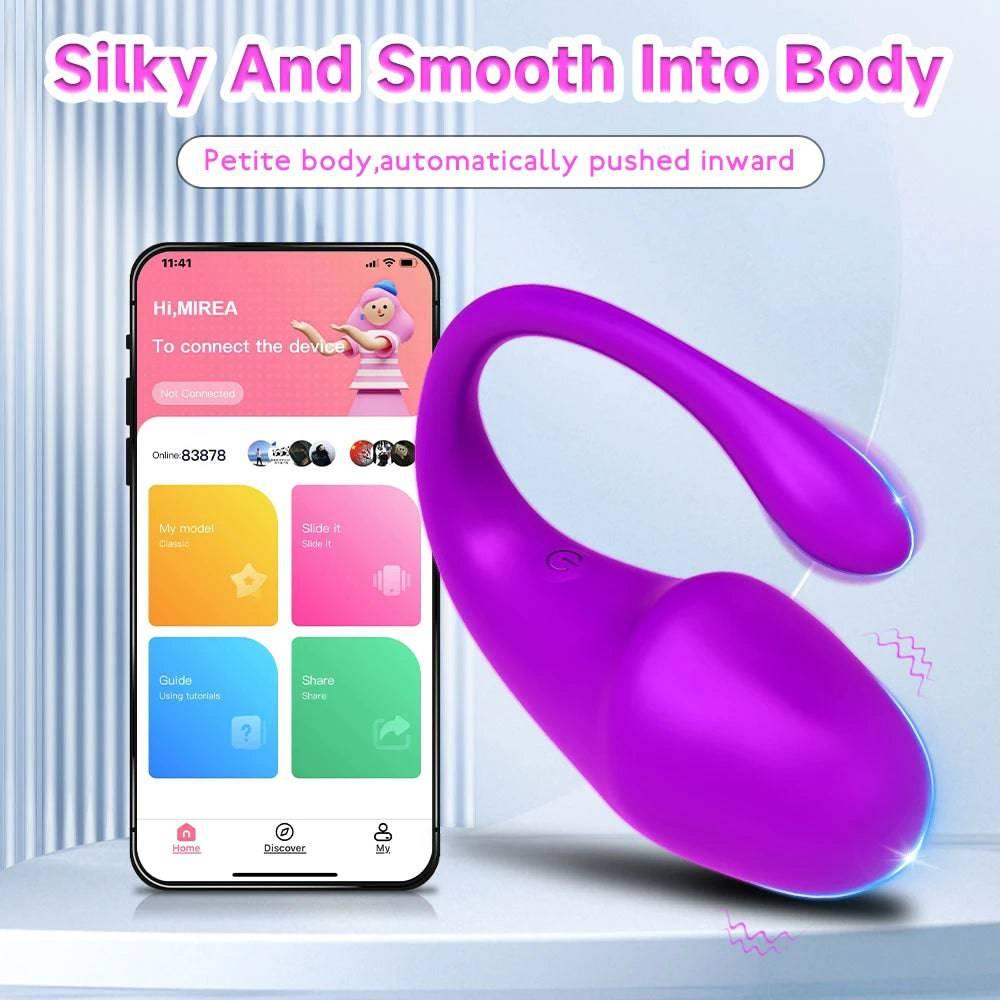Wireless Bluetooth G-Spot Realistic Dildo Vibrator - Passion Pulse Adult