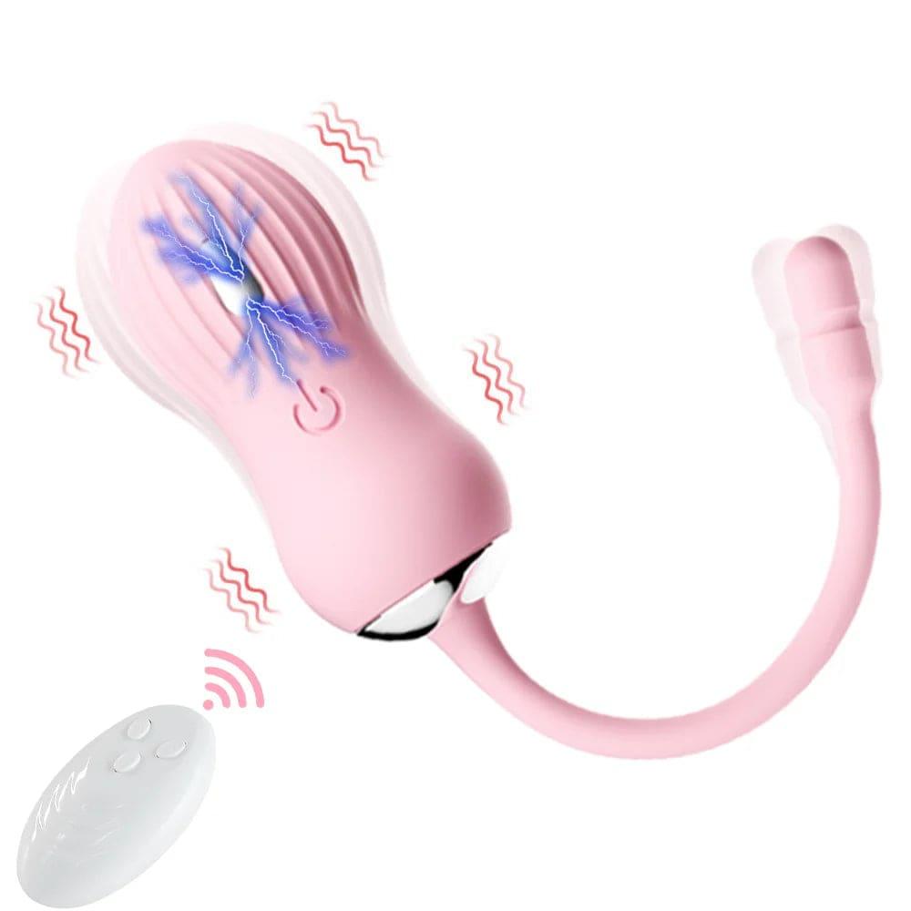 Wireless Remote-Controlled Electric Shock Vibrating Egg - Passion Pulse Adult