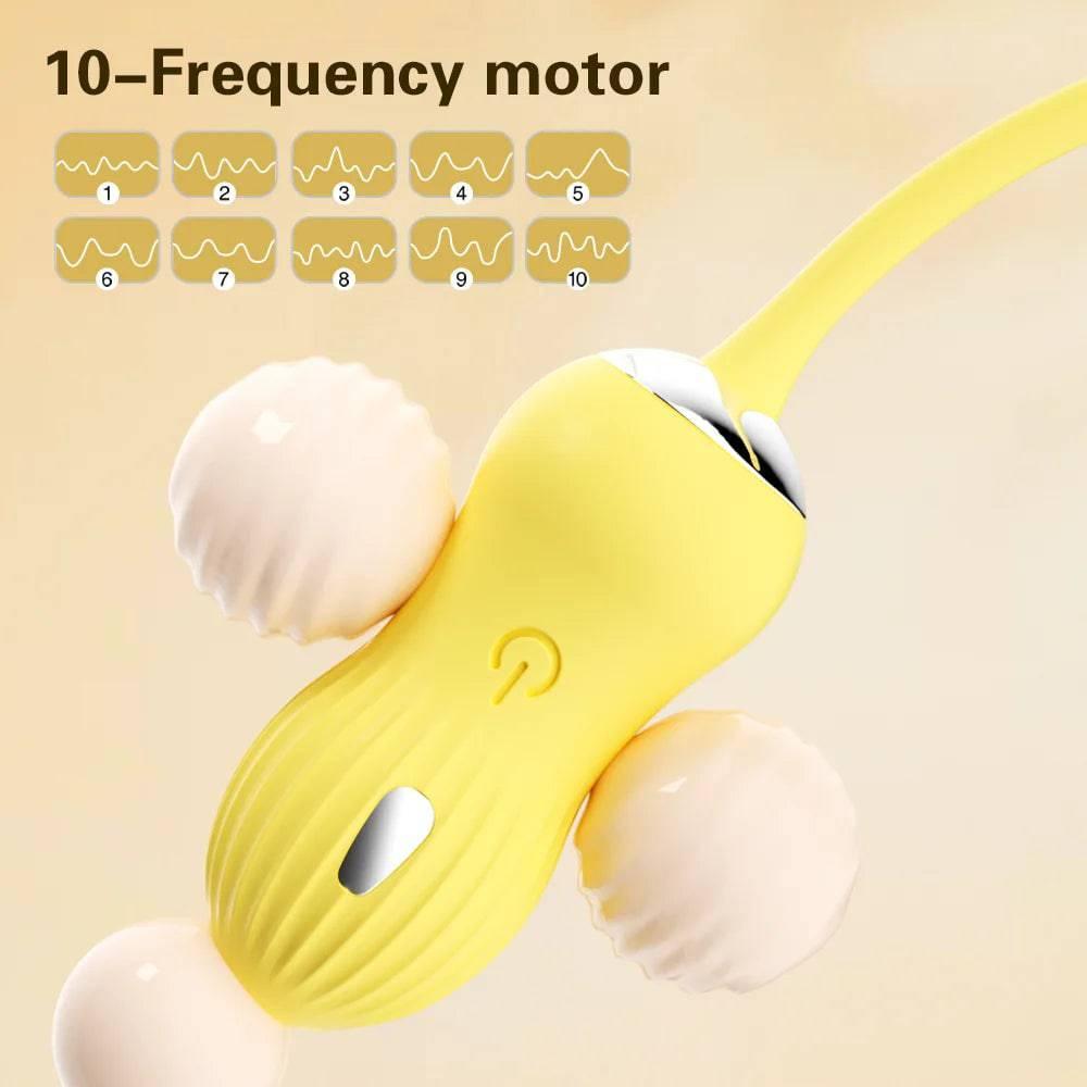Wireless Remote-Controlled Electric Shock Vibrating Egg - Passion Pulse Adult
