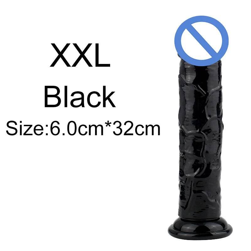 Affordable Realistic Jelly Dildo – 6 Sizes - Passion Pulse Adult