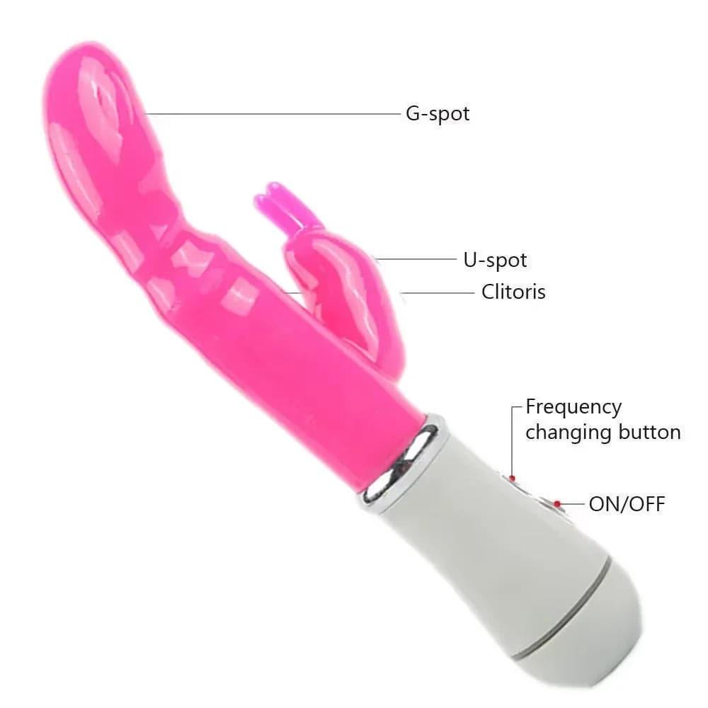 12-Speed G-Spot Rabbit Vibrator - Passion Pulse Adult