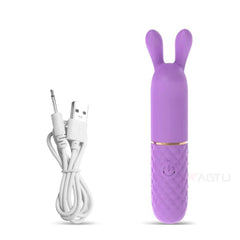 Fast Orgasm Mini Rabbit Bullet Vibrator for Women 10 Speed Clitoris Stimulator Rechargeable Masturbation Sex Toy for Adult Goods - Passion Pulse Adult