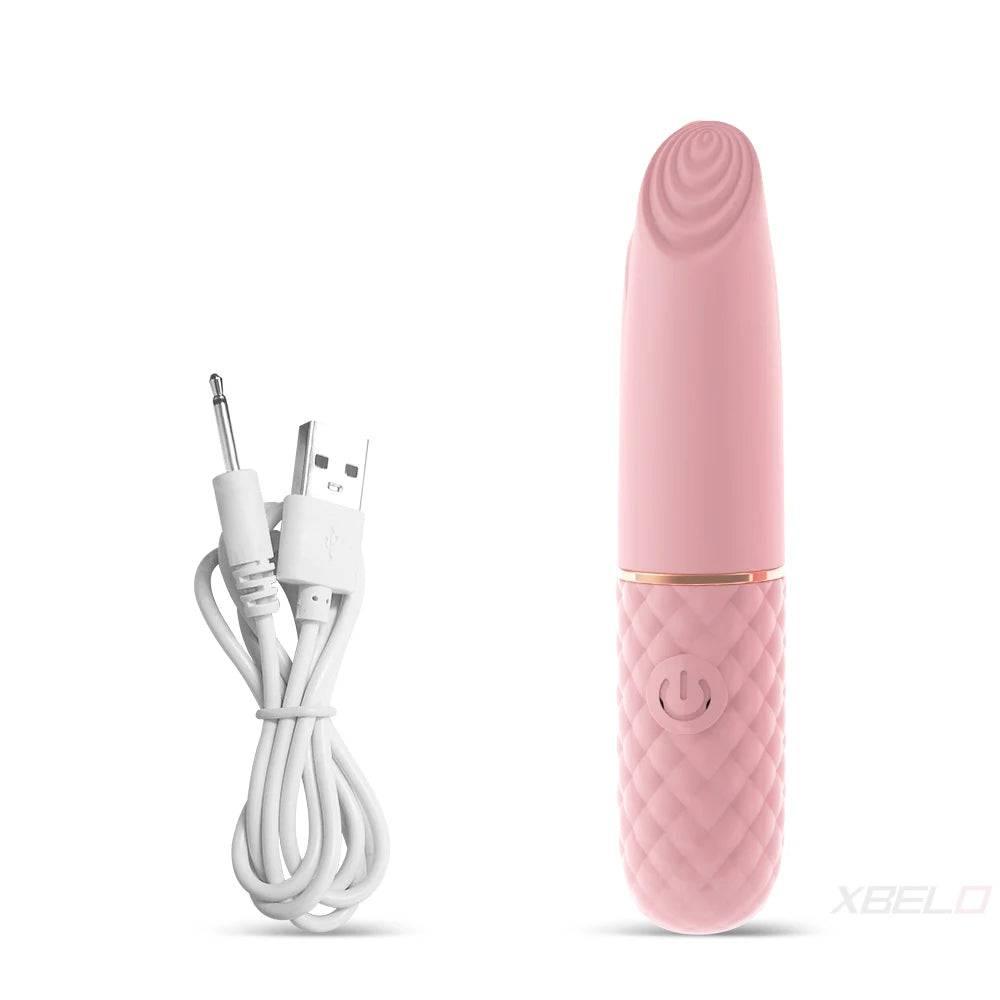 Fast Orgasm Mini Rabbit Bullet Vibrator for Women 10 Speed Clitoris Stimulator Rechargeable Masturbation Sex Toy for Adult Goods - Passion Pulse Adult