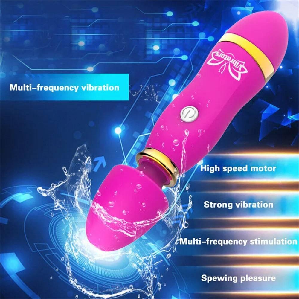 Powerful Mini Vibrator: Vagina & Anal Plug, G-Spot Stimulator - Passion Pulse Adult