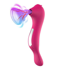Powerful Sucking Vibrator with Vacuum Suction - Passion Pulse Adult