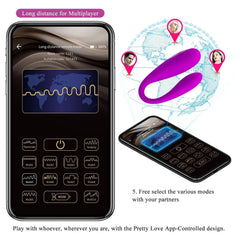 Pretty Love Bluetooth Wireless Vibrator - APP Control for Clitoral & G-Spot - Passion Pulse Adult