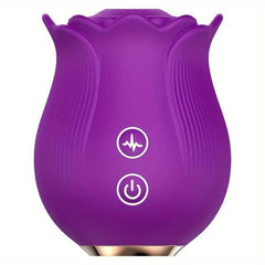 Rose Vibrator – G-Spot Vibrator with 12 Sucking Modes - Passion Pulse Adult