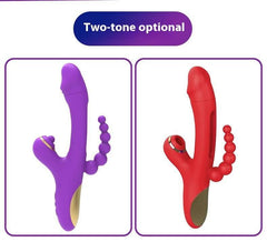 3-in-1 Sucking, Patting, Vibrating Clitoral Wand - Passion Pulse Adult