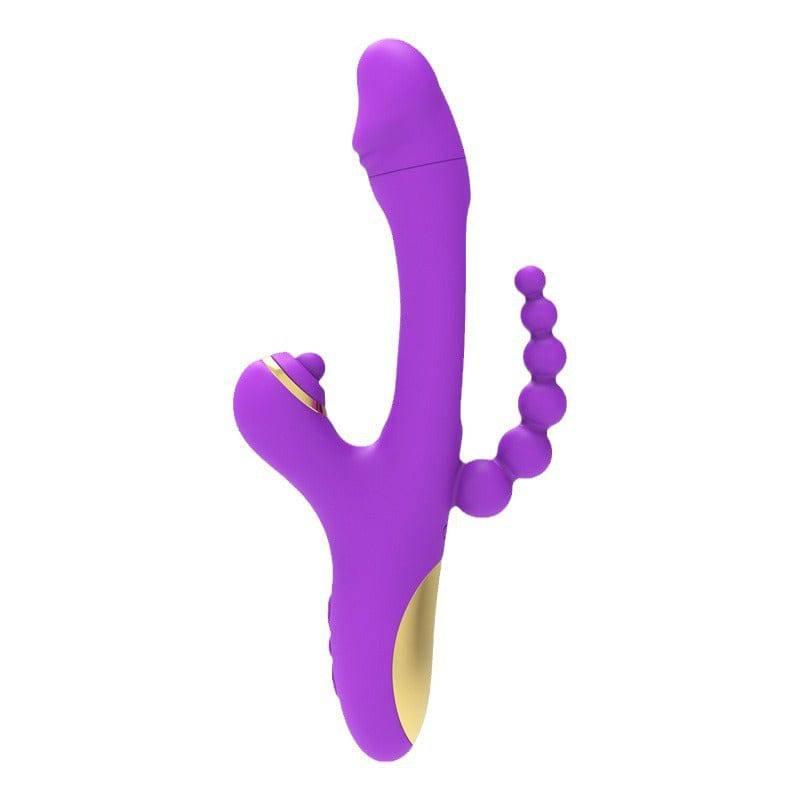 3-in-1 Sucking, Patting, Vibrating Clitoral Wand - Passion Pulse Adult