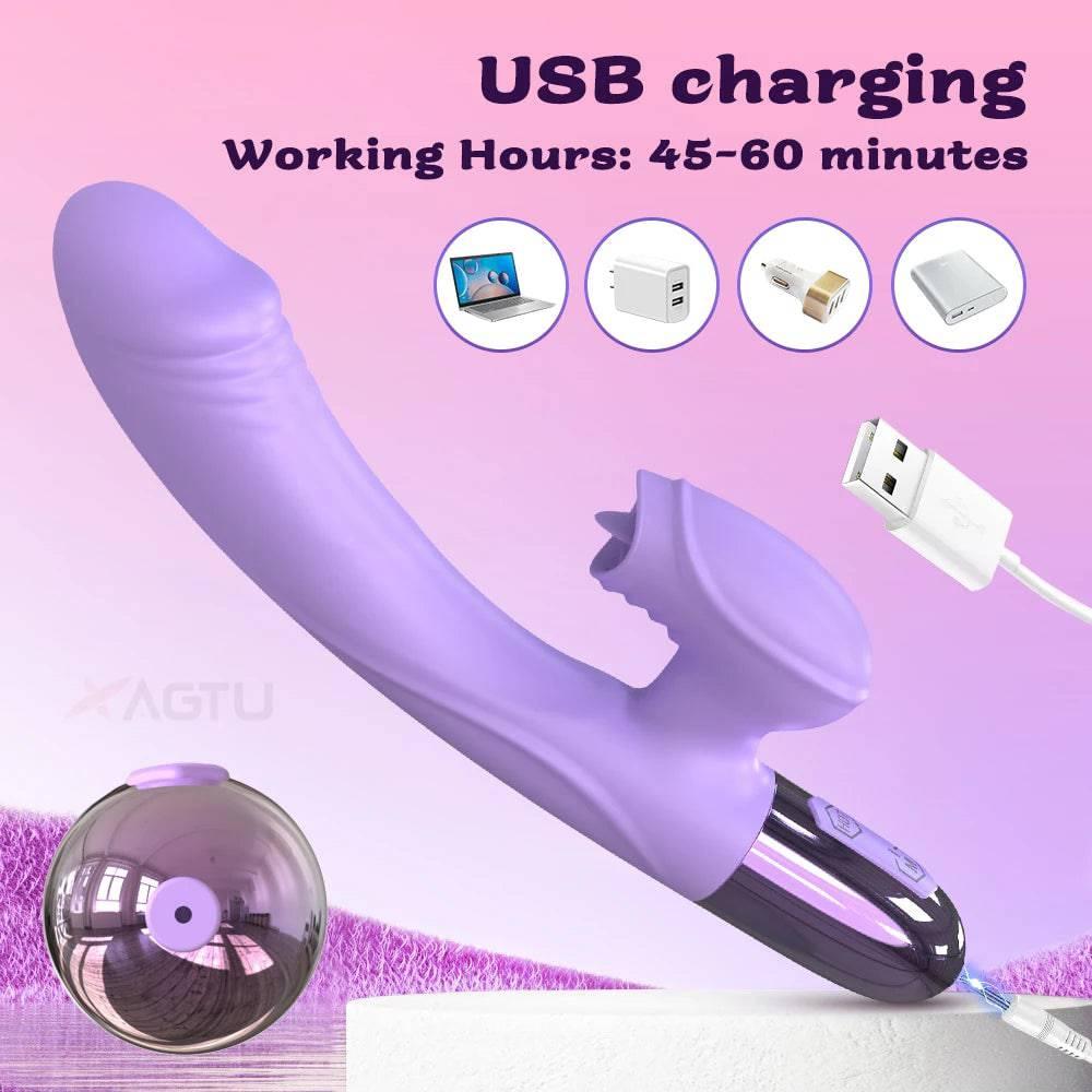 Dual-Point G-Spot Vibrator | Clitoral & Vaginal Massage - Passion Pulse Adult