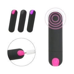 USB Rechargeable Mini Bullet Vibrator - Passion Pulse Adult