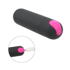 USB Rechargeable Mini Bullet Vibrator - Passion Pulse Adult