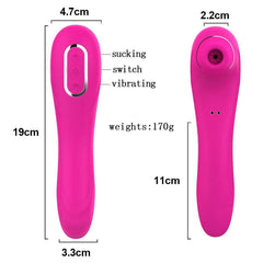 Vagina Sucking Vibrator: Oral Tongue Suction & Clitoris Stimulator - Passion Pulse Adult
