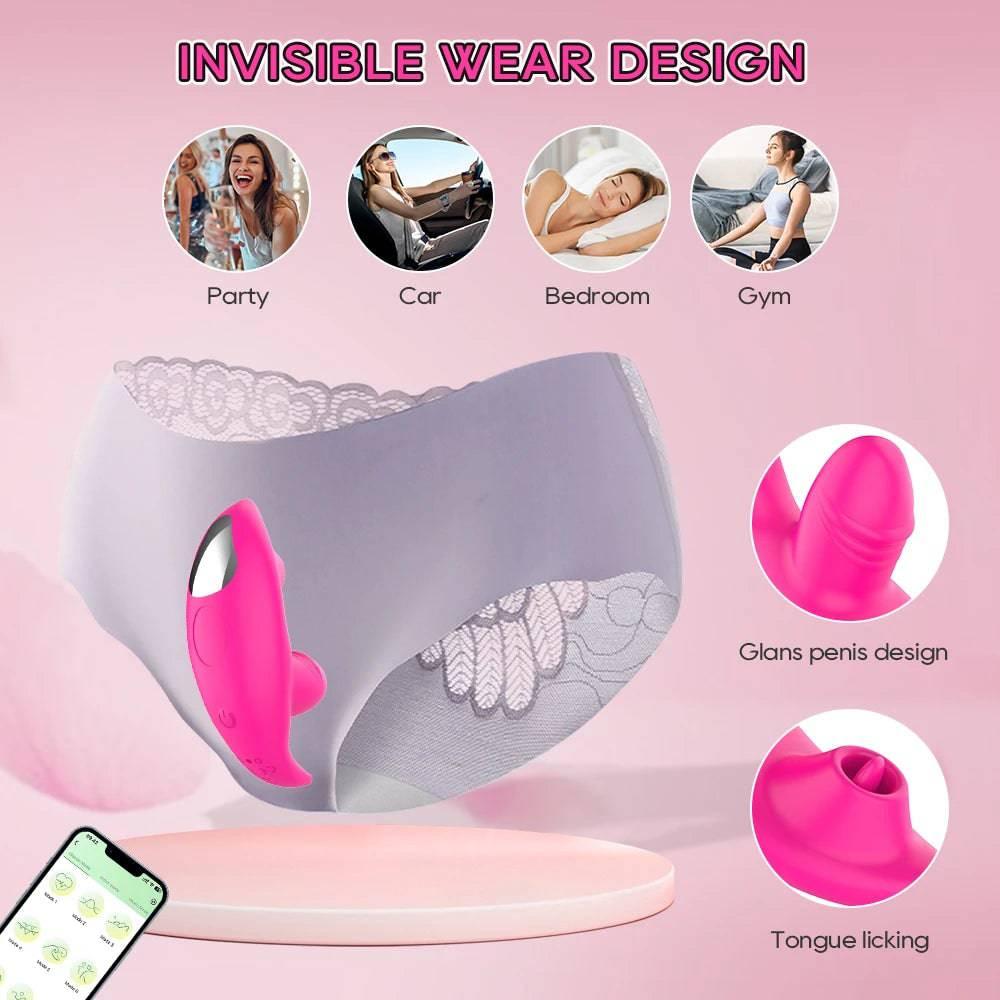Wearable Mini Vibrator with APP Control - Passion Pulse Adult