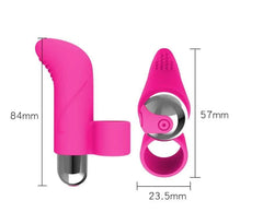 10 Modes Finger Vibrator: Clitoris Massage, G-Spot Stimulation, Rechargeable Vibrating Egg - Sex Toy for Women Masturbation - Passion Pulse Adult