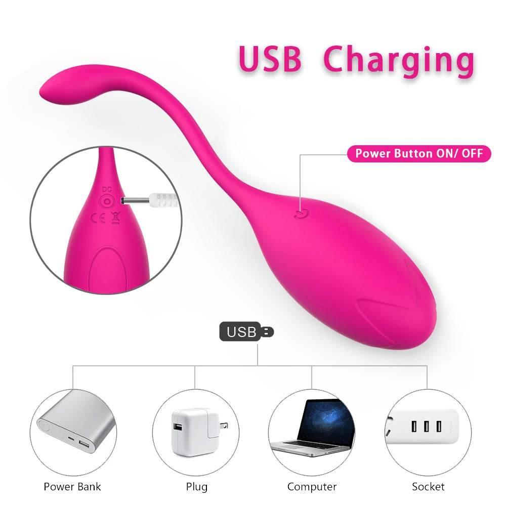 10-Speed Wireless Remote Vibrating Egg - Passion Pulse Adult