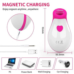 Discreet Clit Sucker Vibrator: 8 Modes Oral & Clit Stimulator - Passion Pulse Adult