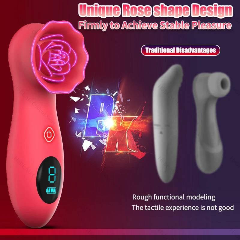 PASSION PULSE Clitoral Vibrator – Vacuum Sucking & Licking Tongue Toy - Passion Pulse Adult