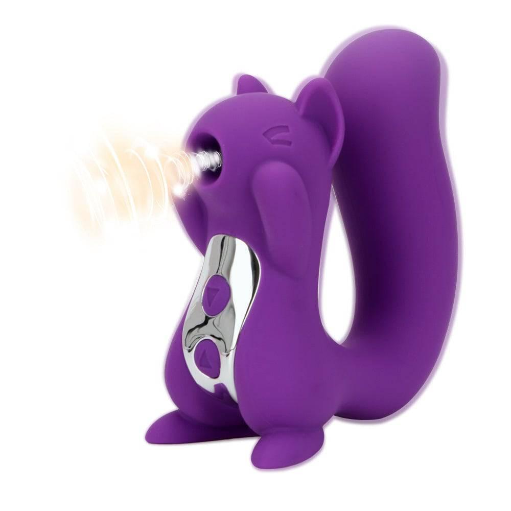Squirrel 10-Frequency Tongue Licking Vibrator - Passion Pulse Adult