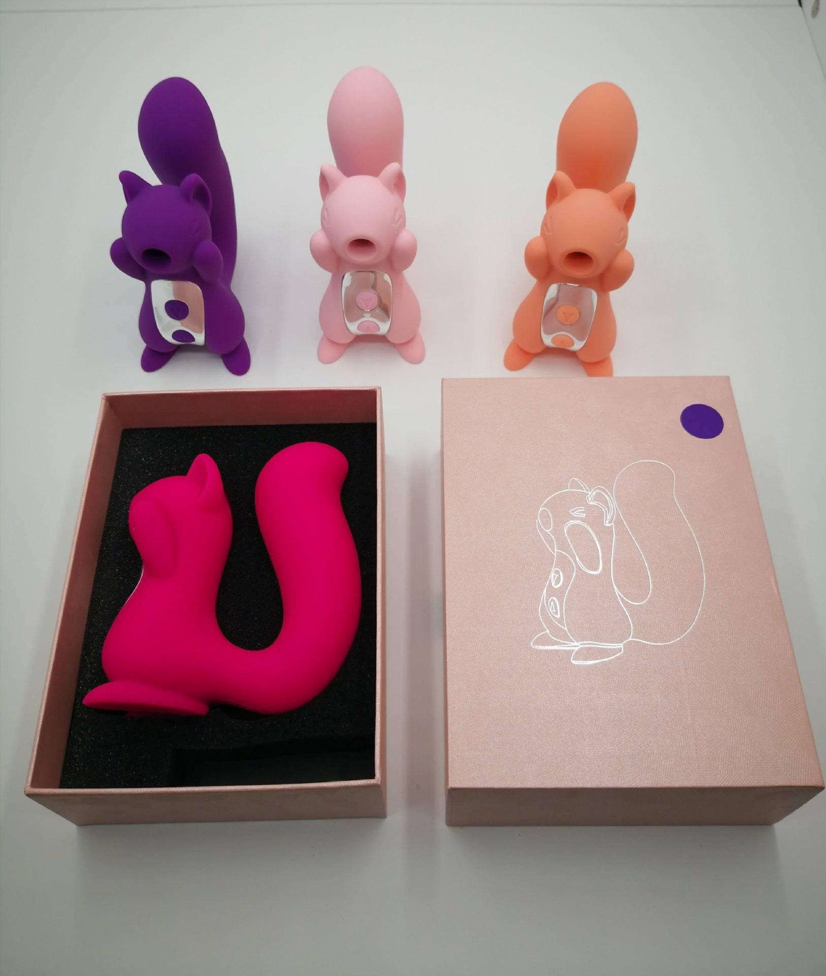 Squirrel 10-Frequency Tongue Licking Vibrator - Passion Pulse Adult